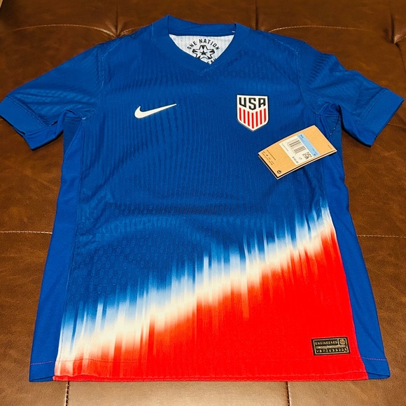 Nike USMNT Soccer Jersey Blue and Red